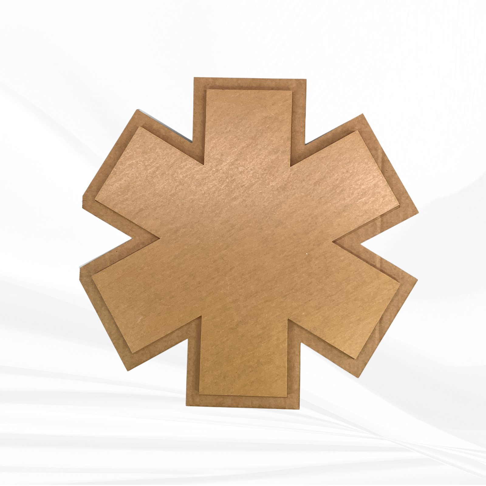 First Responder Mold | 12" Tall | Firefighter Maltese Cross Mold, EMT/EMS Mold, Police Badge Mold