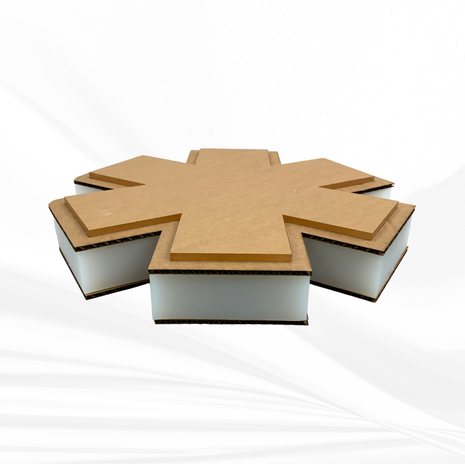 First Responder Mold | 12" Tall | Firefighter Maltese Cross Mold, EMT/EMS Mold, Police Badge Mold