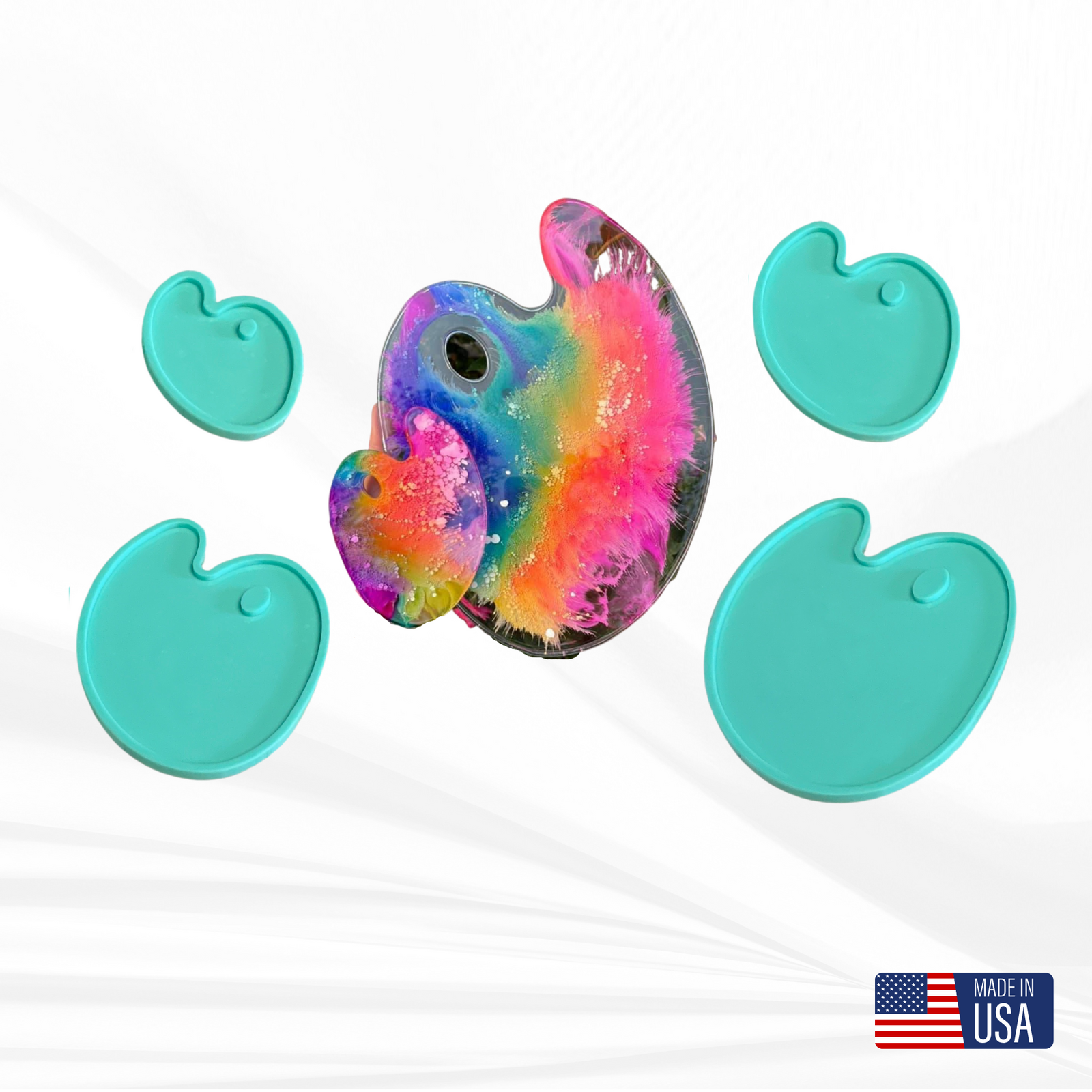 Palette Mold | 4 Sizes | Artist Palette Mold