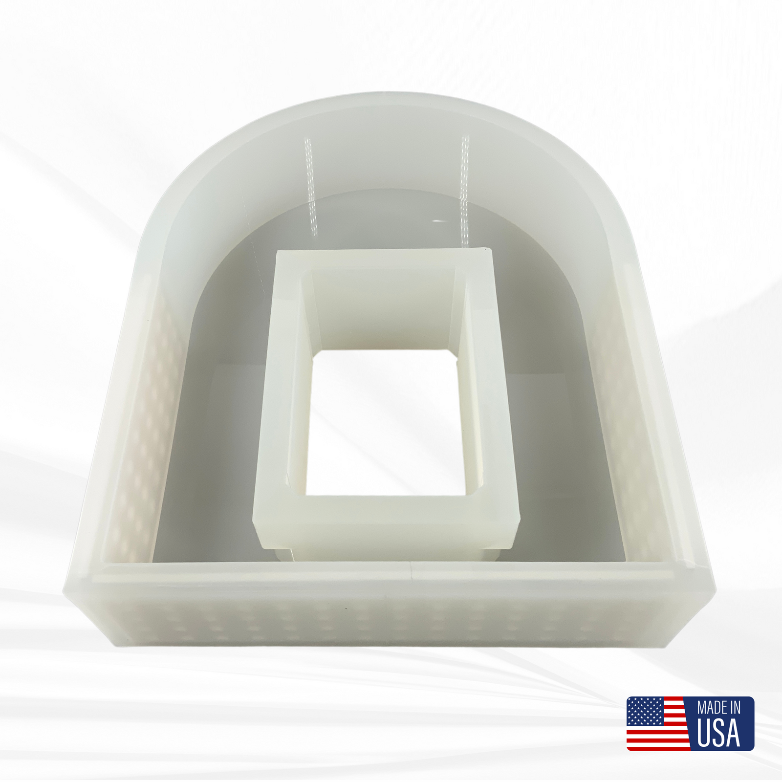 5" x 7" Arch Picture Frame Silicone Mold | 3" Deep |