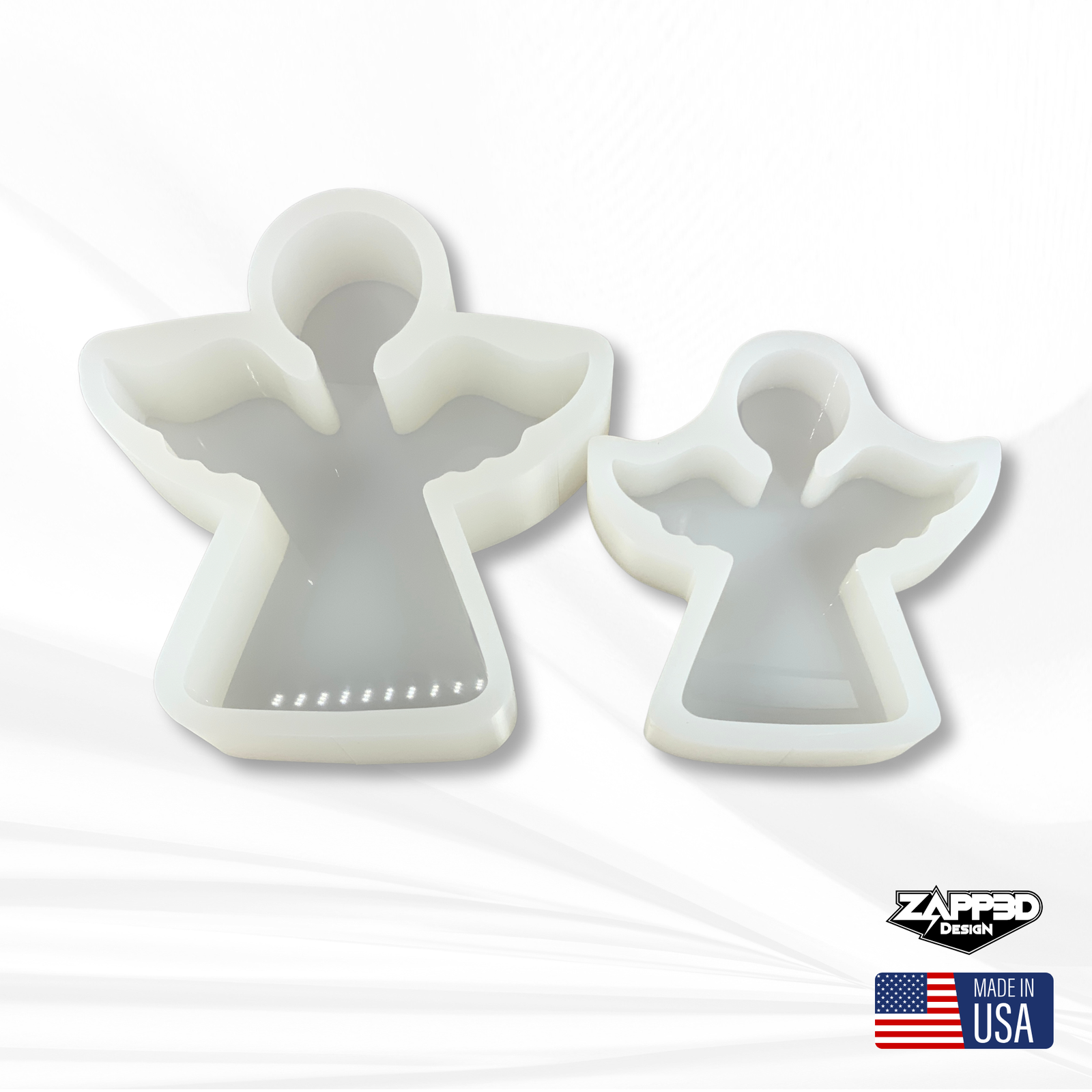 Deep Angel Silicone Mold | 2 Sizes | Angel Mold, Memorial Mold