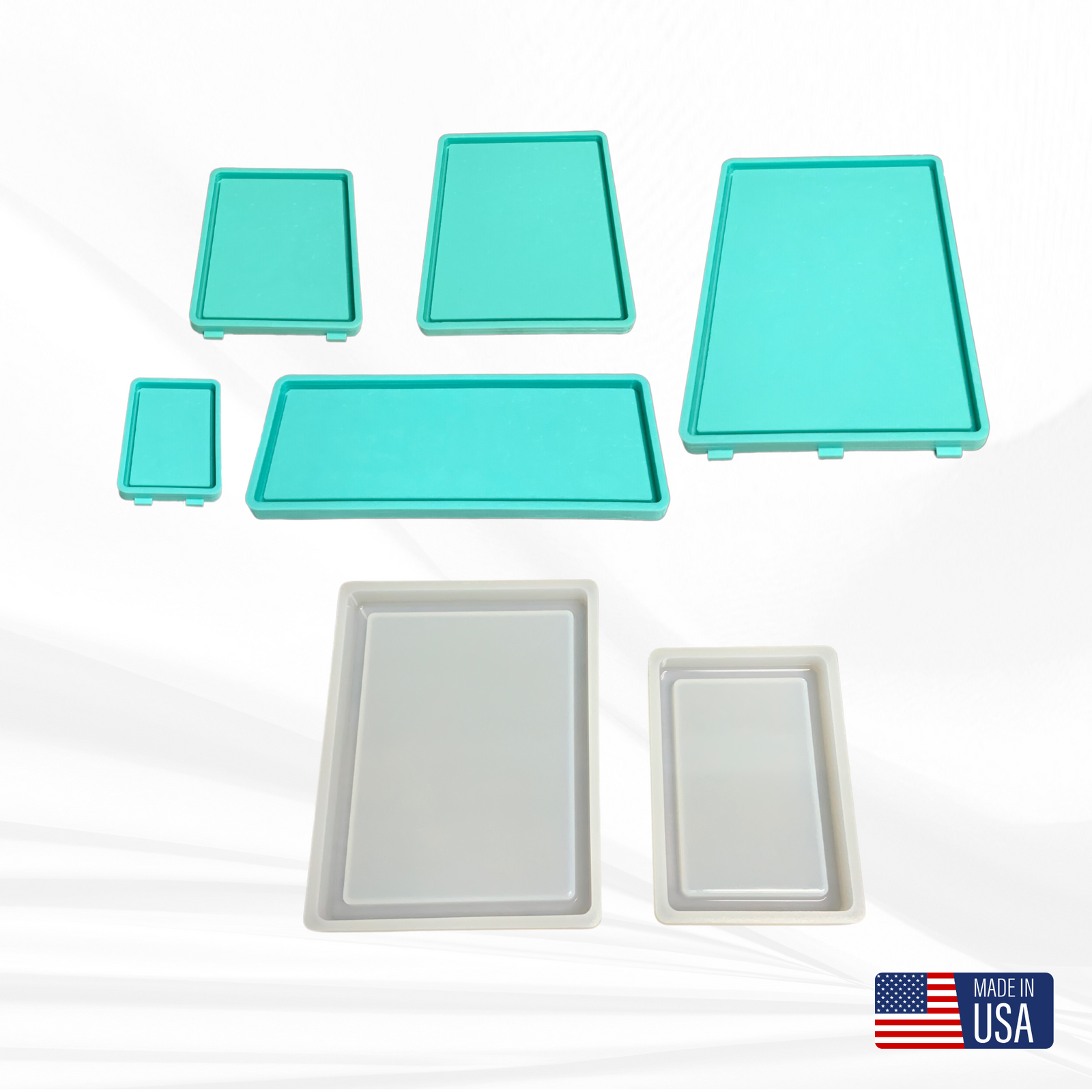 Rectangle Tray Mold | Sizes - 4"x6", 6"x8", 8"x10", 5"x13", 9"x13" |