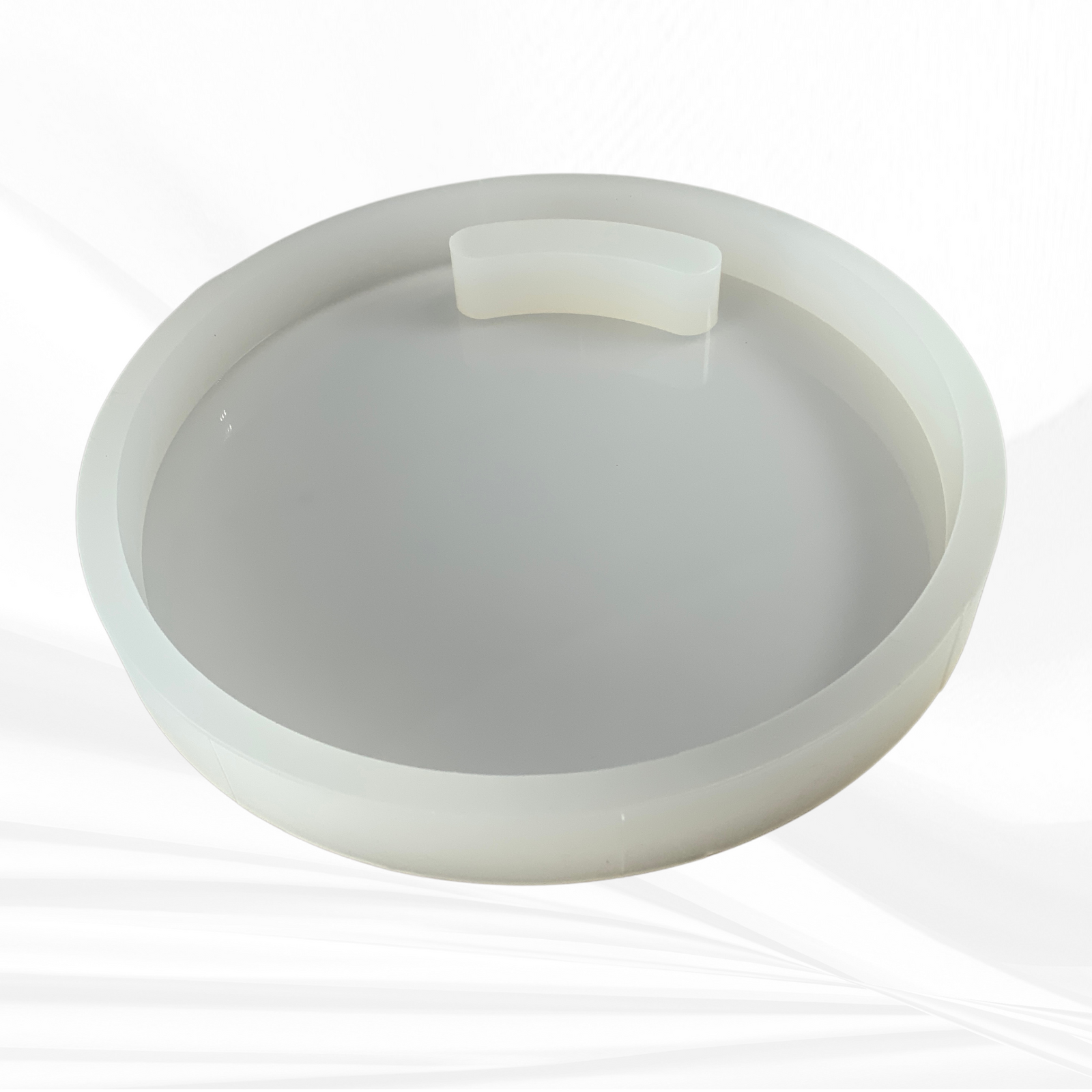 12"x 1.25" Round Charcuterie Board Silicone Mold - Serving Board Mold