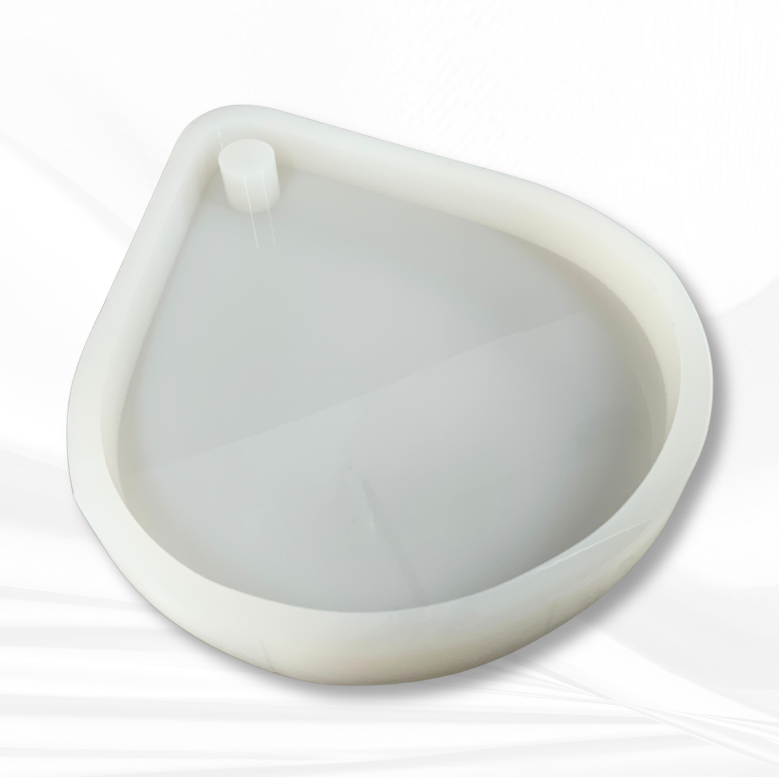 14.6" x 12"x 1.25" Teardrop Charcuterie Board Silicone Mold - Serving Board Mold