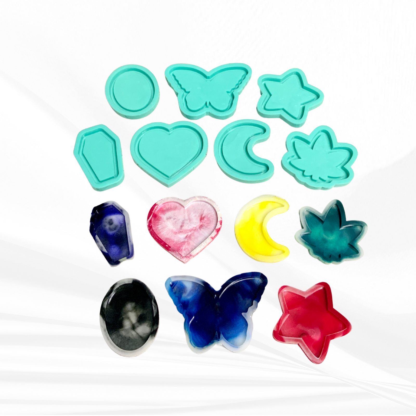 Mini Tray Molds | 7 Shapes | 3.5" Tall |