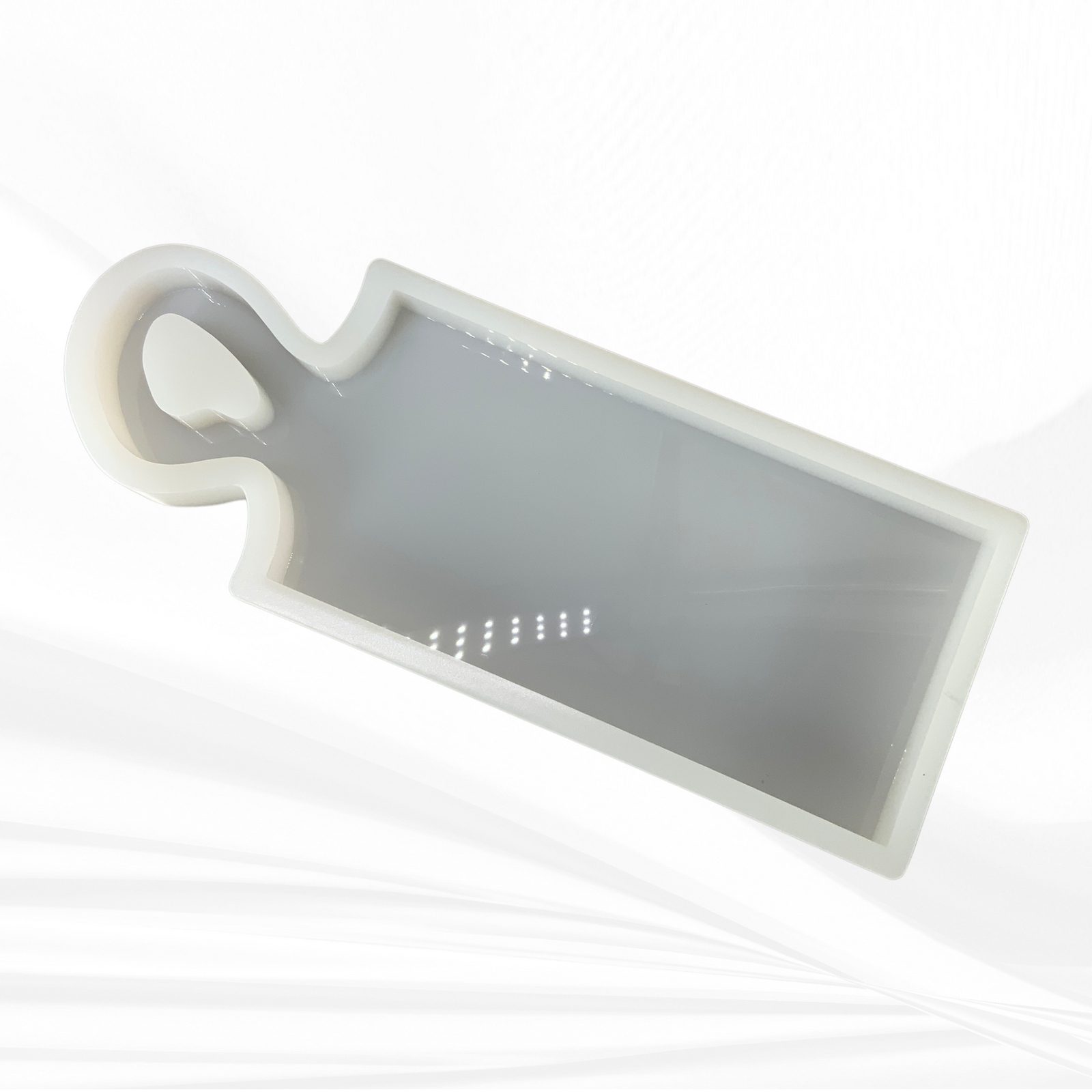 17"x 6"x 1.25" Organic Charcuterie Board Silicone Mold