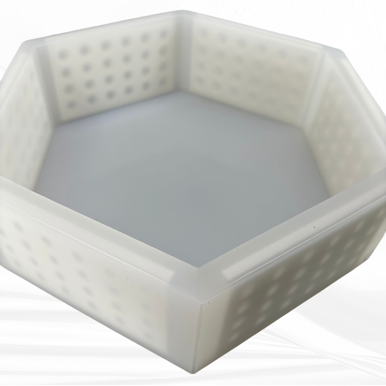 9"x 10.4"x3" Hexagon Silicone Mold