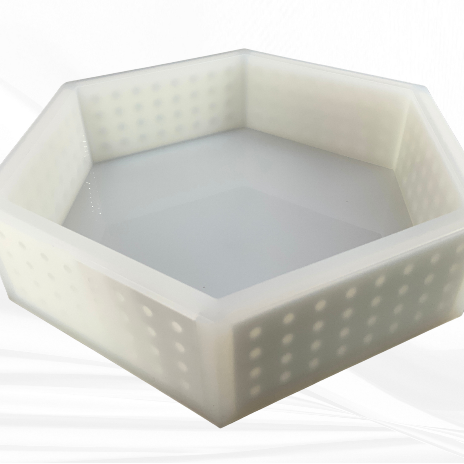 11"x 12.7"x3" Hexagon Silicone Mold