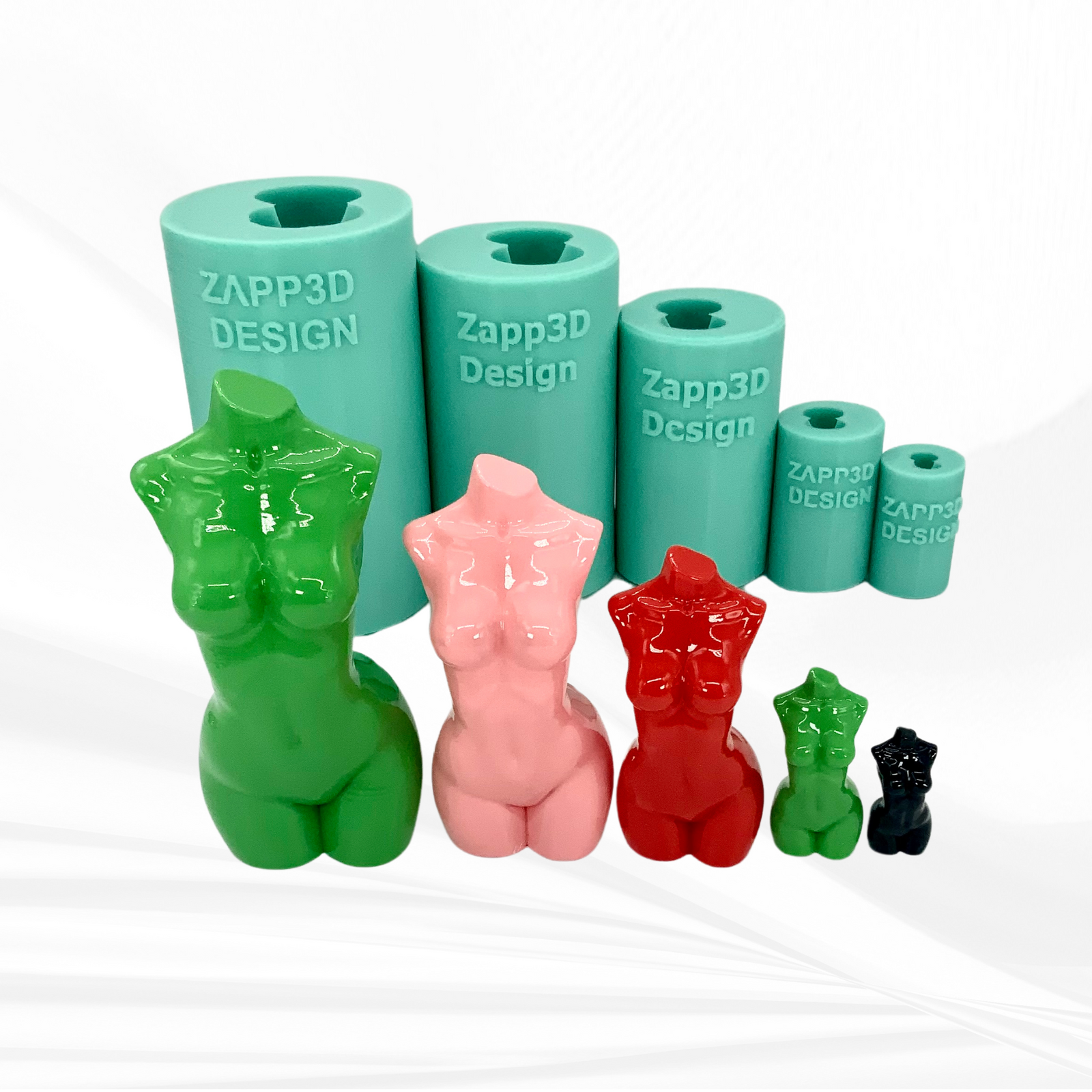 Female Torso Mold, 7 Sizes, Goddess Mold