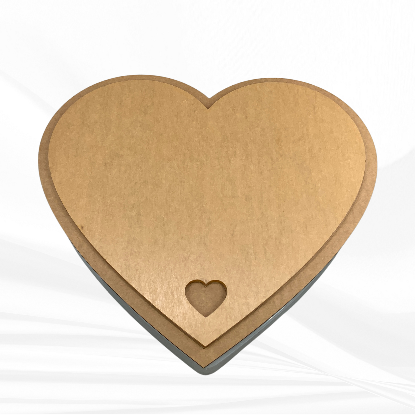 13"x 11.5"x 1.25" Heart Charcuterie Board Silicone Mold - Serving Board Mold