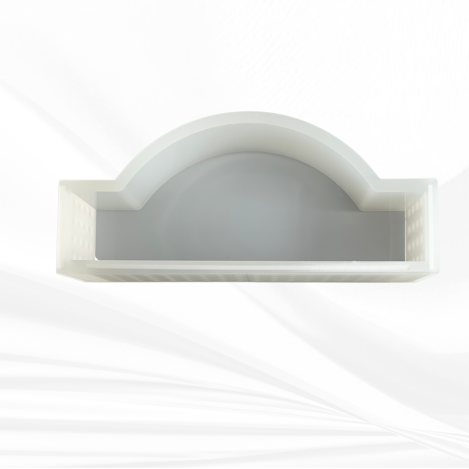 14" x 5.5" x 3" Deep Rectangle Silicone Mold with Arched Center