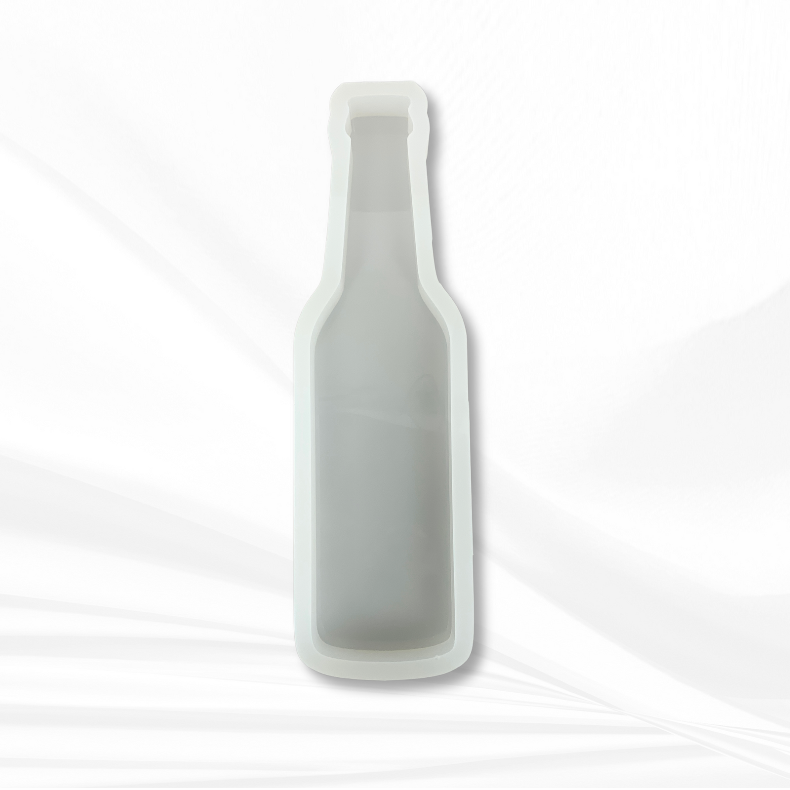 17"x 4"x 1.25" Beer Bottle Cheese Board Silicone Mold - Board Mold, Bottle Mold