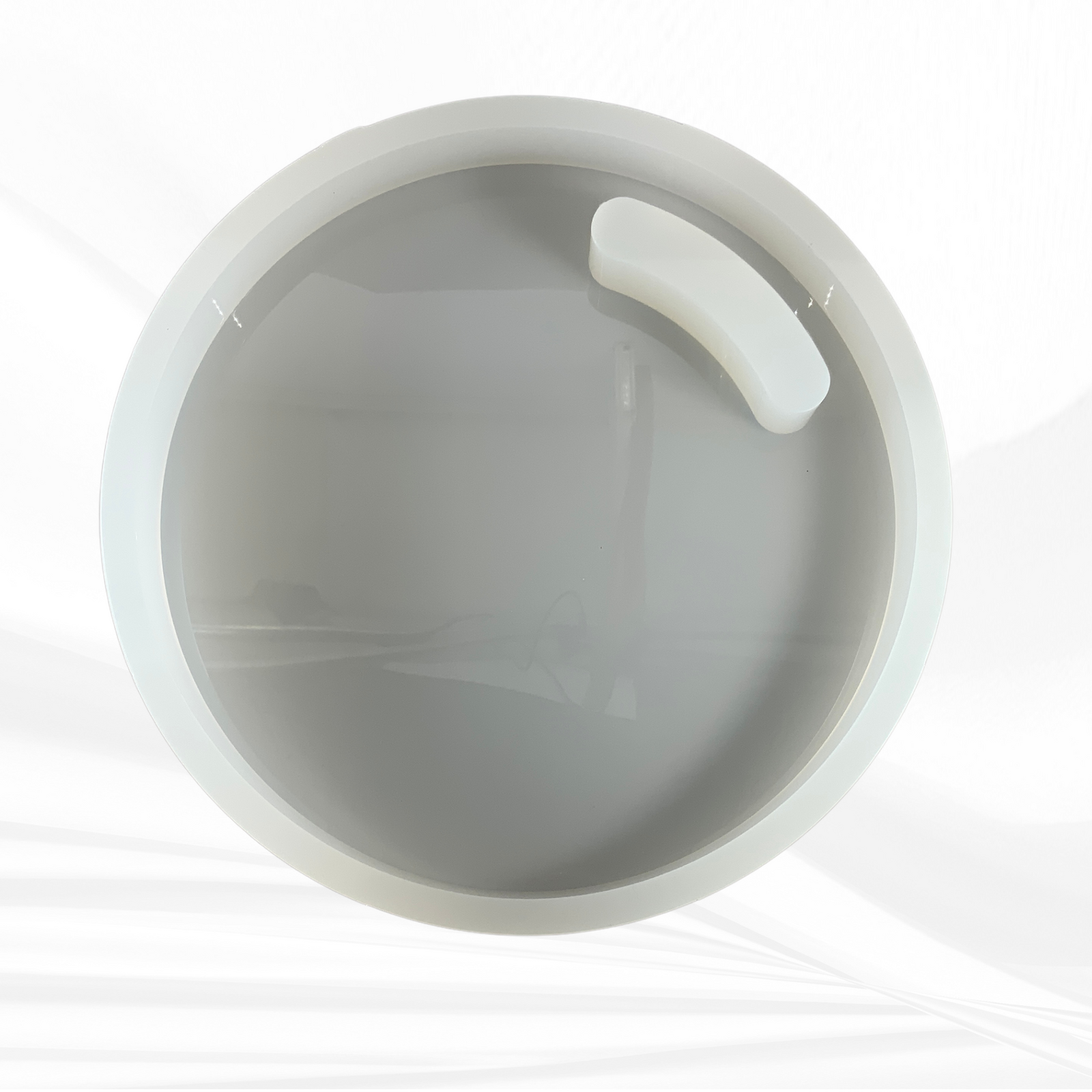 12"x 1.25" Round Charcuterie Board Silicone Mold - Serving Board Mold