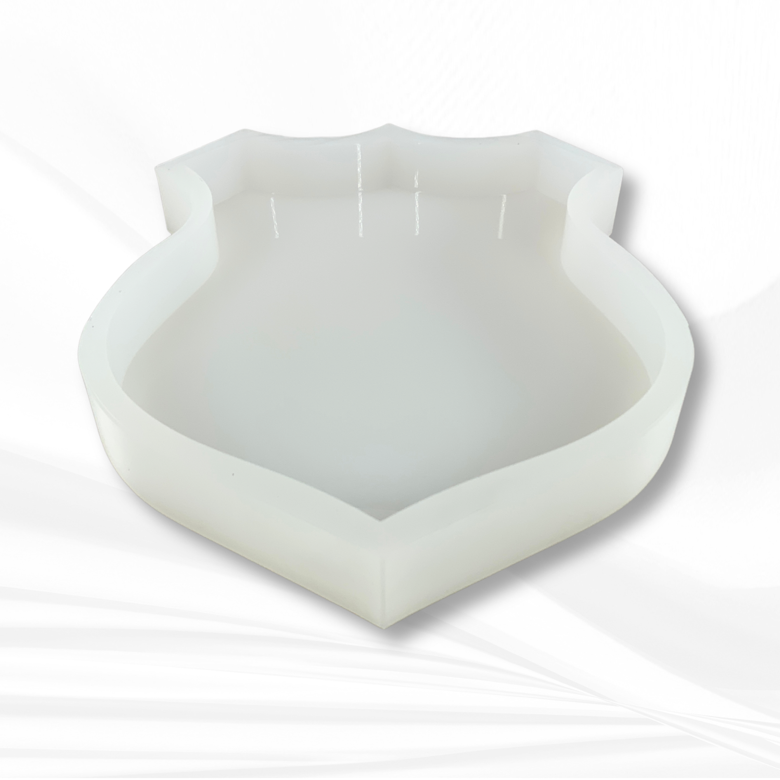 First Responder Mold | 12" Tall | Firefighter Maltese Cross Mold, EMT/EMS Mold, Police Badge Mold