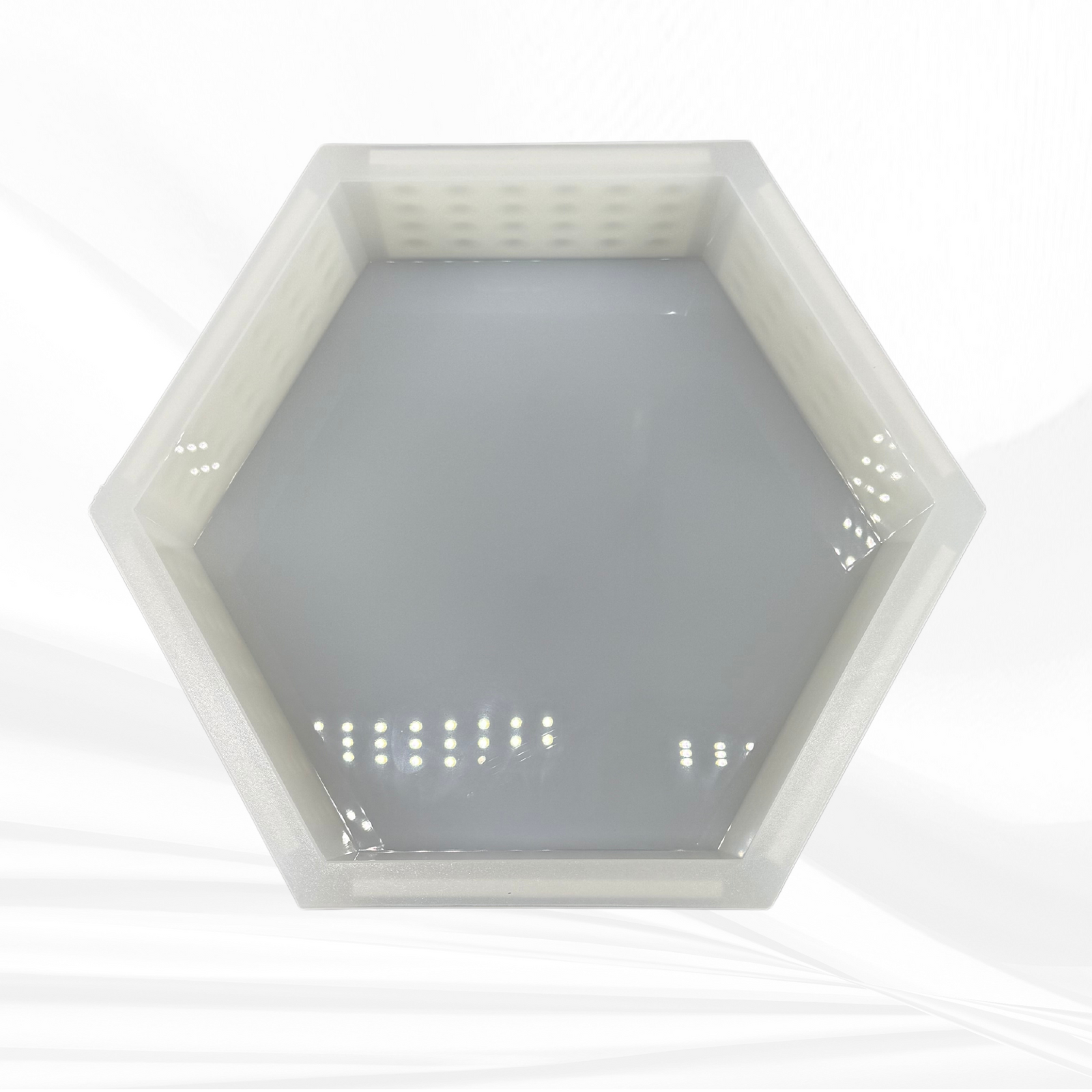 9"x 10.4"x3" Hexagon Silicone Mold