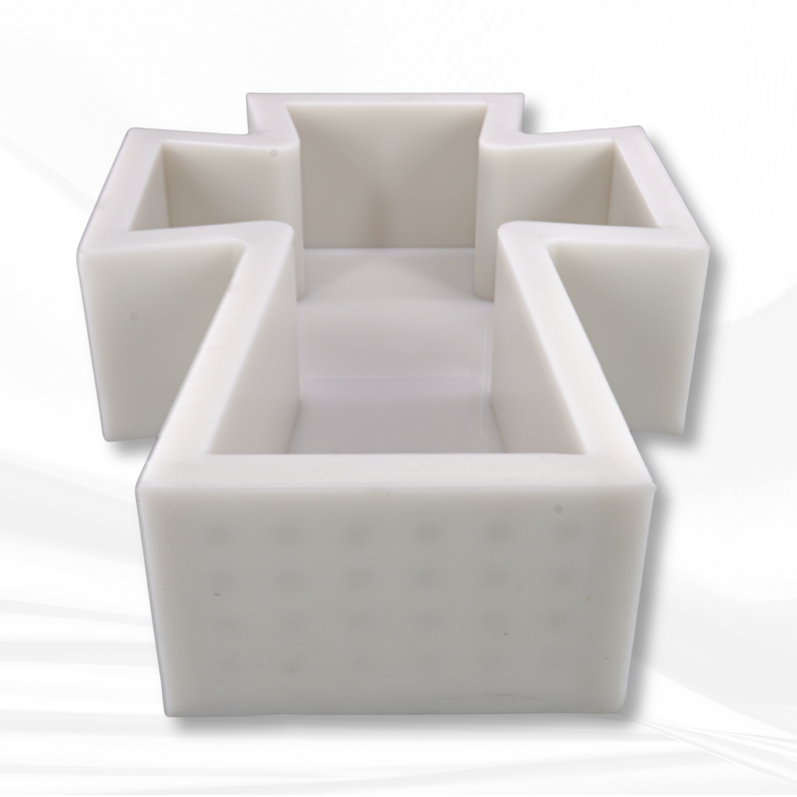 12”x8”x3” Deep Flared Cross Mold