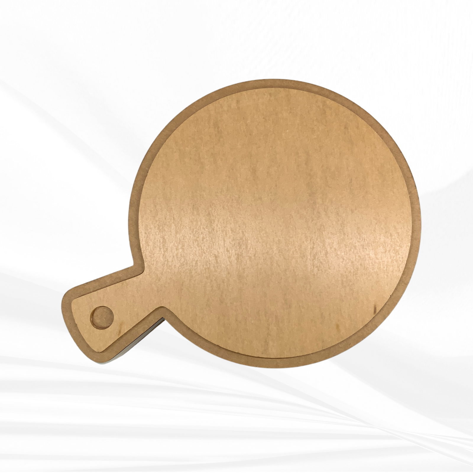 12" X 1.25" Round Charcuterie Board with Handle Silicone Mold