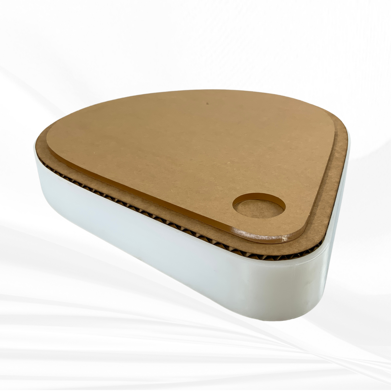 14.6" x 12"x 1.25" Teardrop Charcuterie Board Silicone Mold - Serving Board Mold