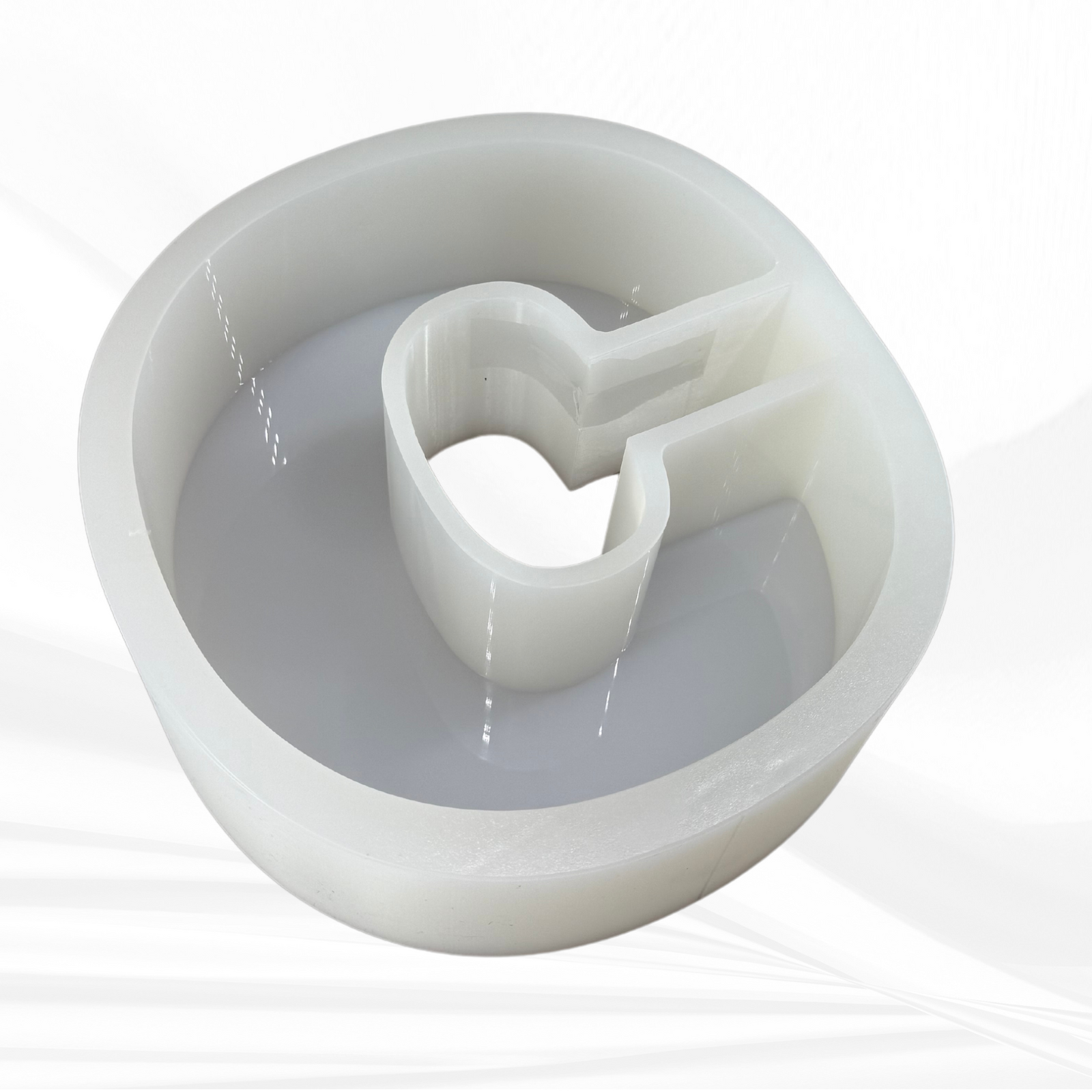 9" Tall - 3" Deep Alphabet Letter Silicone Molds