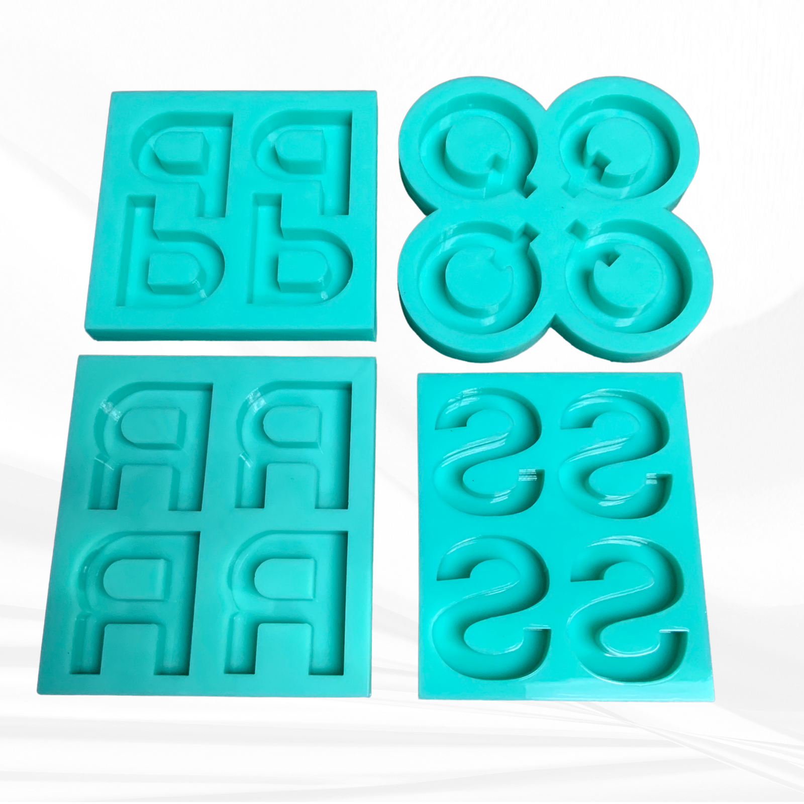 Alphabet Mold | 1.5" Tall, Full Reverse | Uppercase Alphabet Mold, Keychain Mold, Magnet Mold