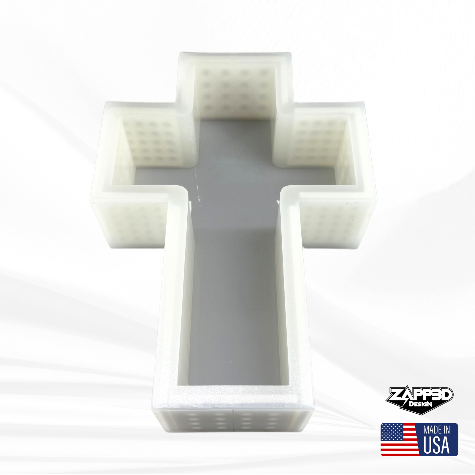 12”x8”x3” Deep Cross Resin Mold