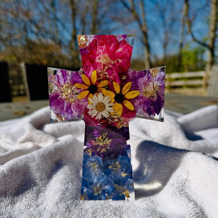 Flared Cross Silicone Mold | 5 Sizes | Cross Mold