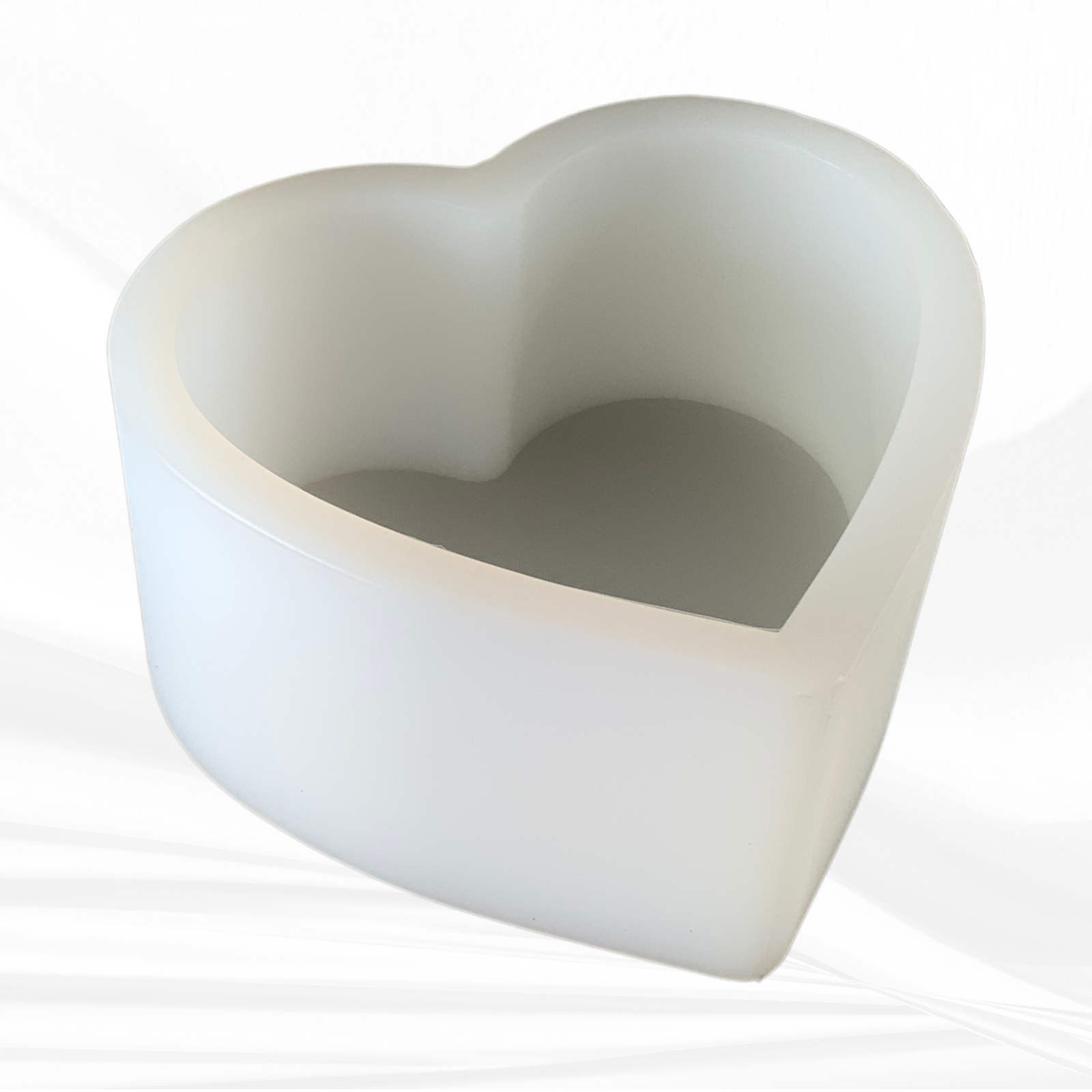5” Deep Heart Silicone Mold