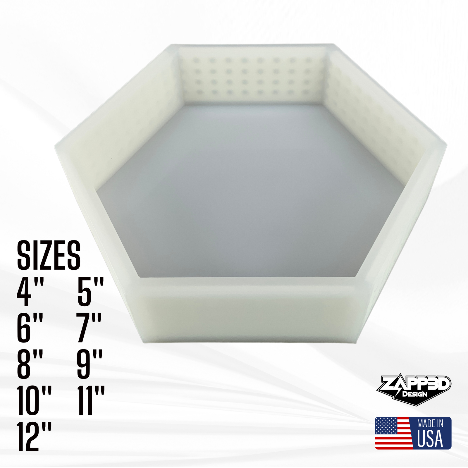 Hexagon Silicone Mold | 9 SIZES |