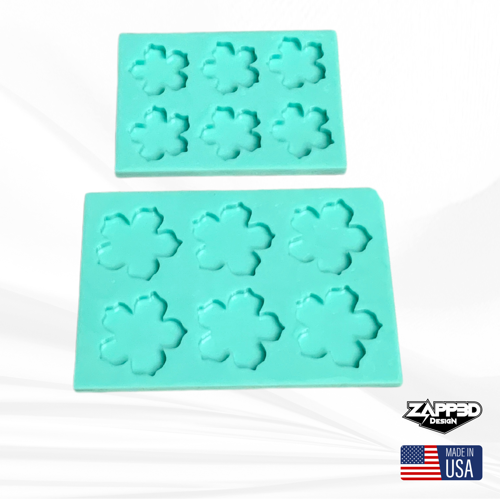 Lotus Mold for Resin | 2 Sizes | Magnet Mold, Hair Clip Mold, Keychain Mold