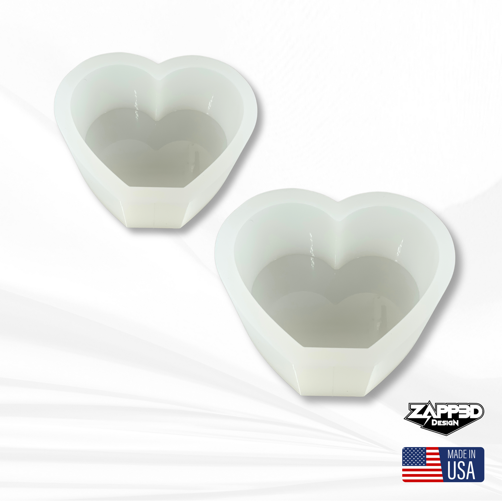 Deep Standing Heart Mold | 6" & 8" |