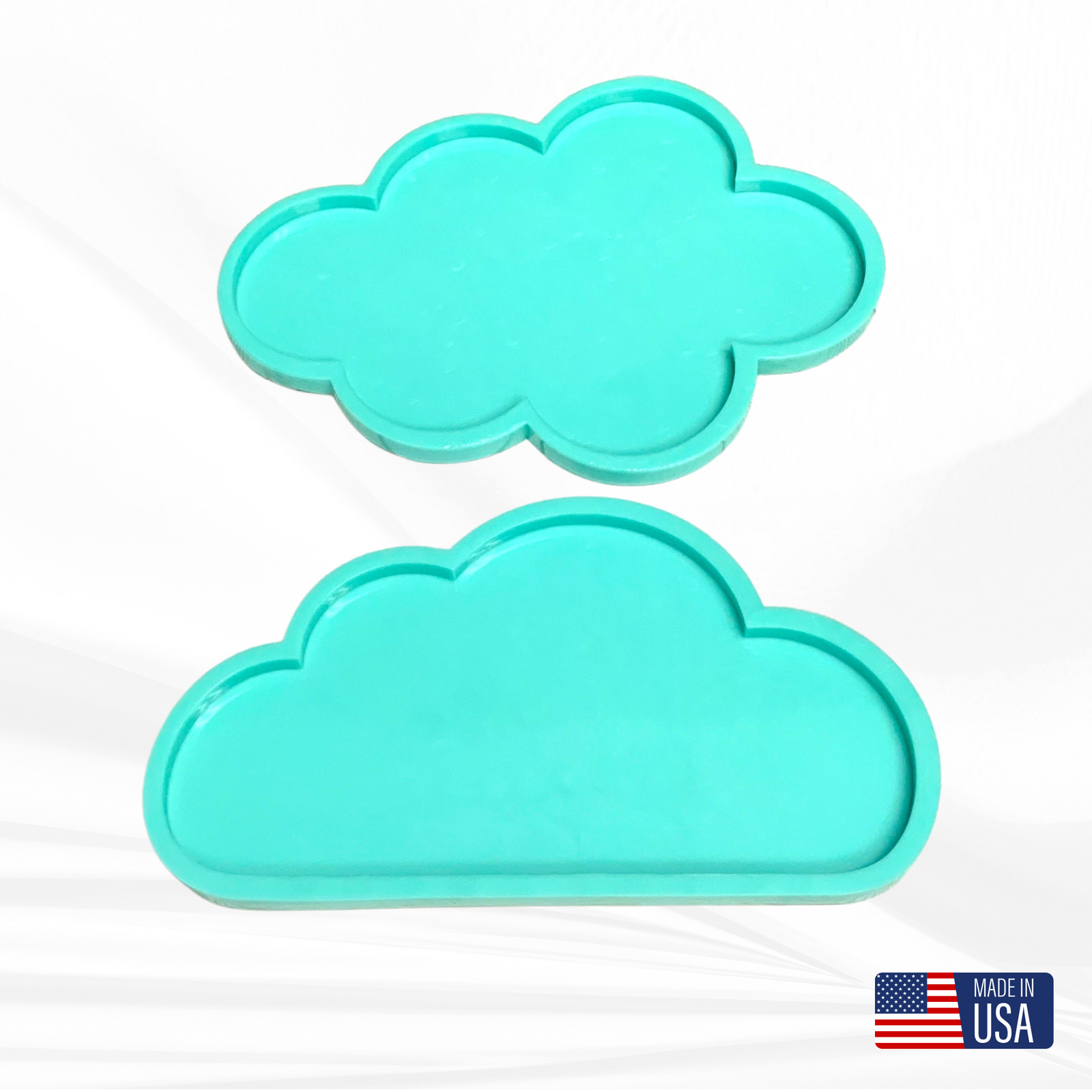 Cloud FLAT Silicone Mold | 2 Shapes |