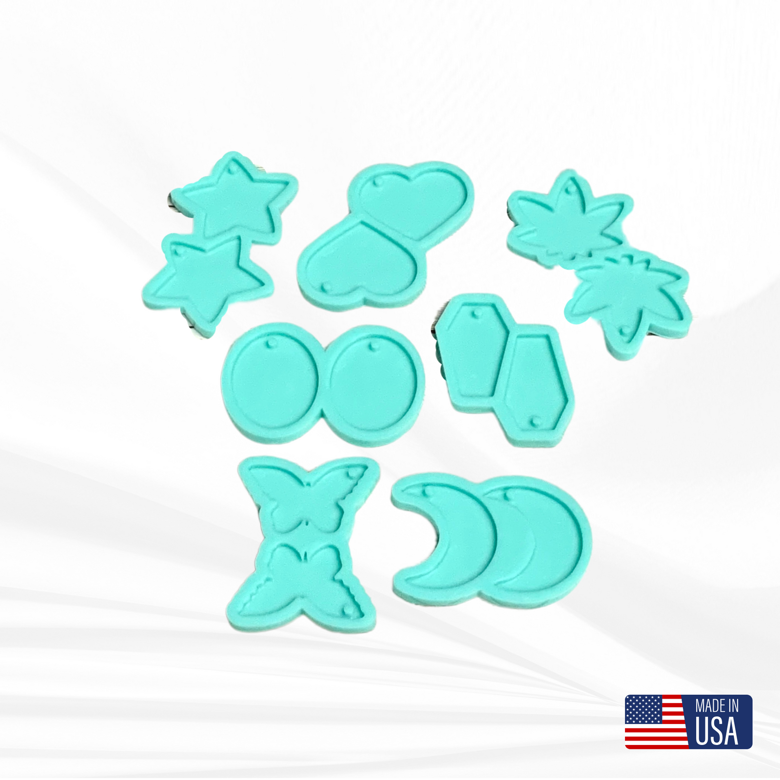 Earring Molds for Resin | 7 Shapes |