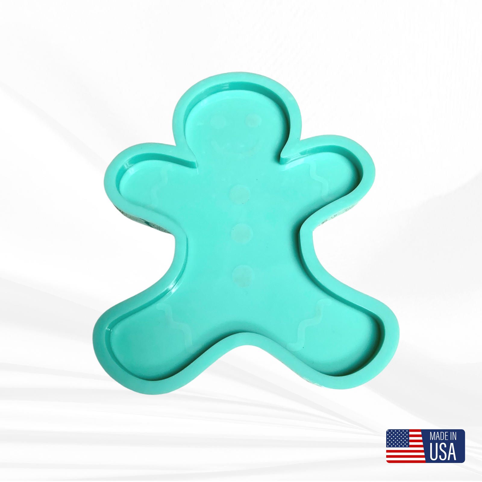 Gingerbread Man Mold | 7"x 5.5" | Christmas Mold