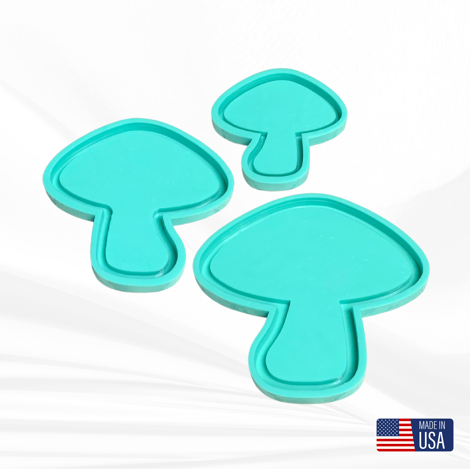 Mushroom Tray Silicone Mold | Sizes - 5", 7", 9" |