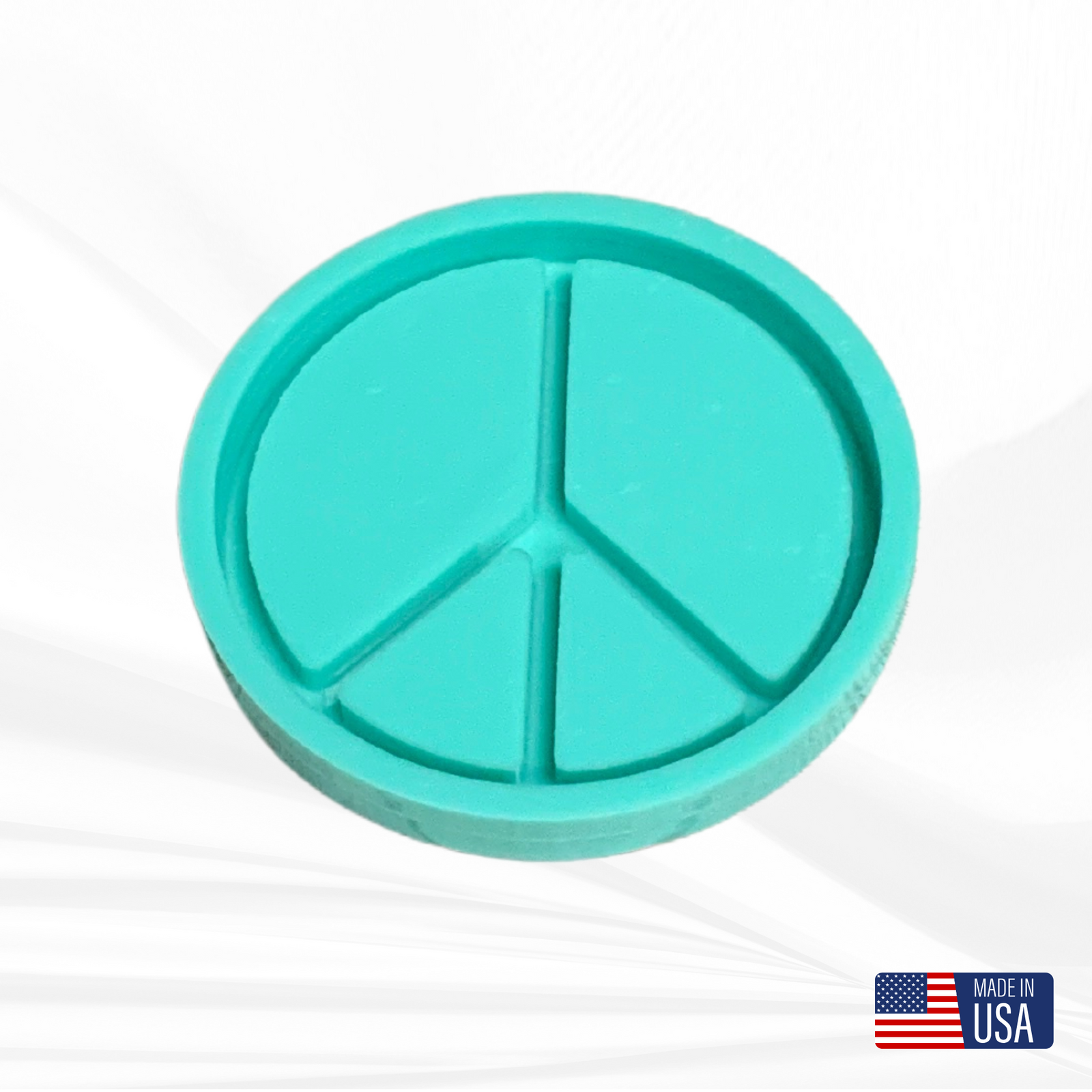 Peace Sign Tray Silicone Mold | 5" |