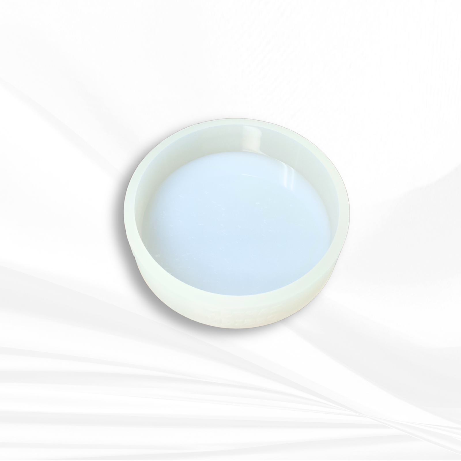 Round paper towel holder silicone mold, 8 inch diameter x 2 inches deep