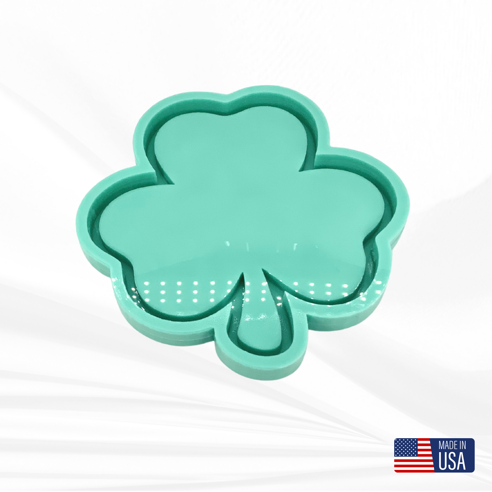 Shamrock Tray Silicone Mold | 7”x 7” | St. Patrick's Day