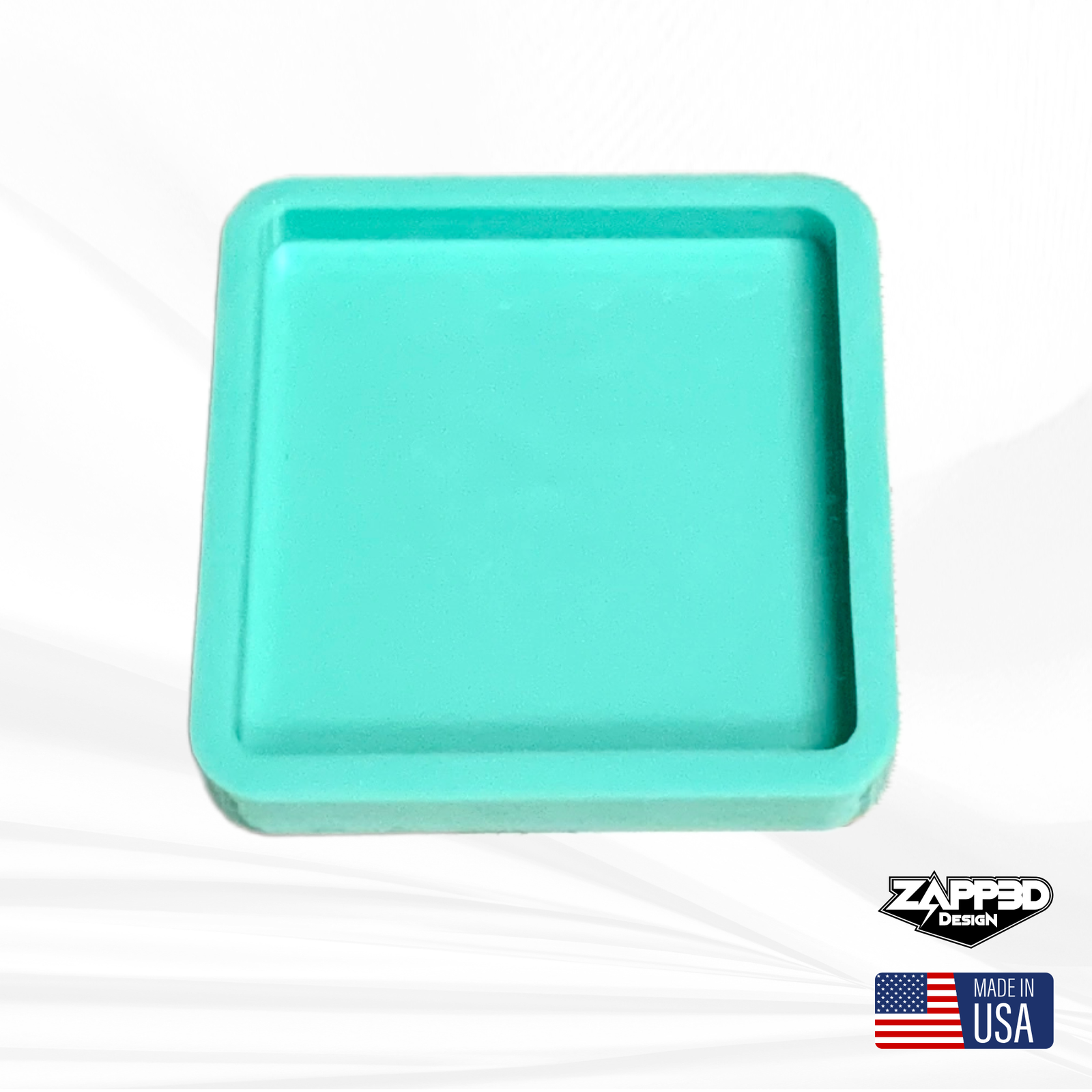 Square Coaster Mold, 4 inch Coaster Mold
