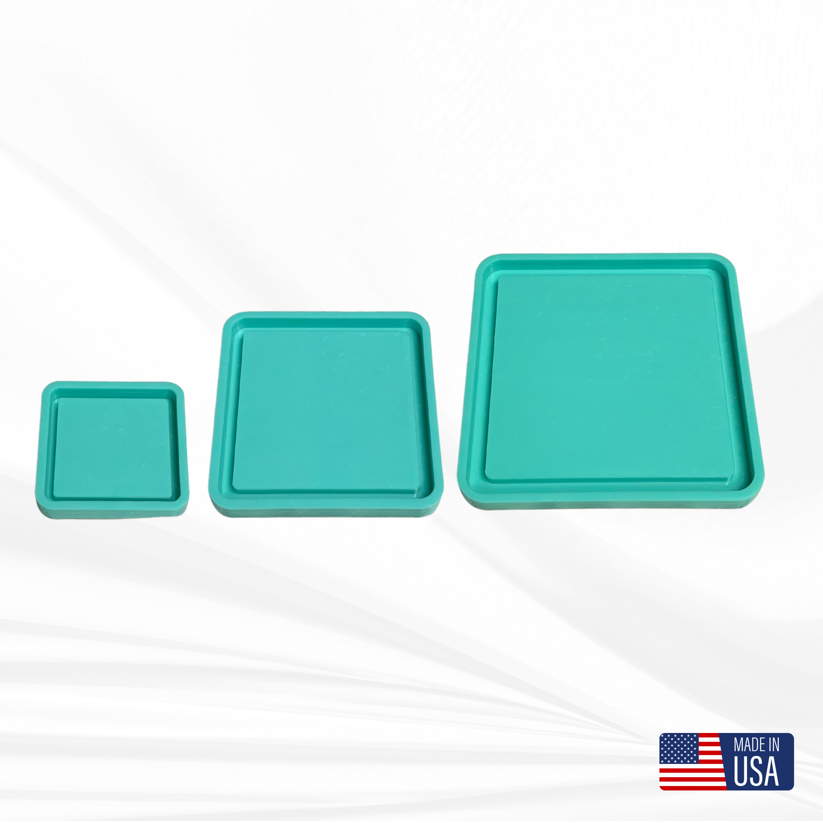 Square Tray Silicone Mold | Sizes - 4", 6", 8" |