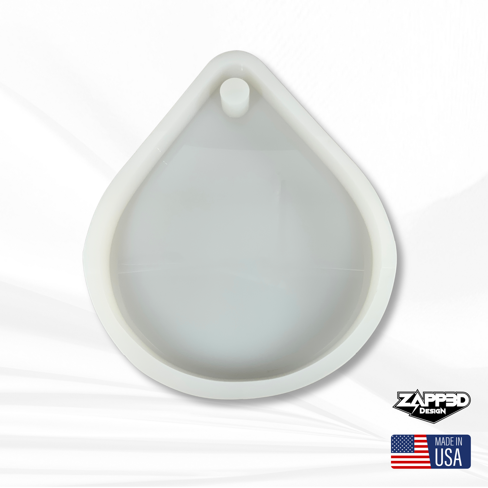 14.6" x 12"x 1.25" Teardrop Charcuterie Board Silicone Mold - Serving Board Mold