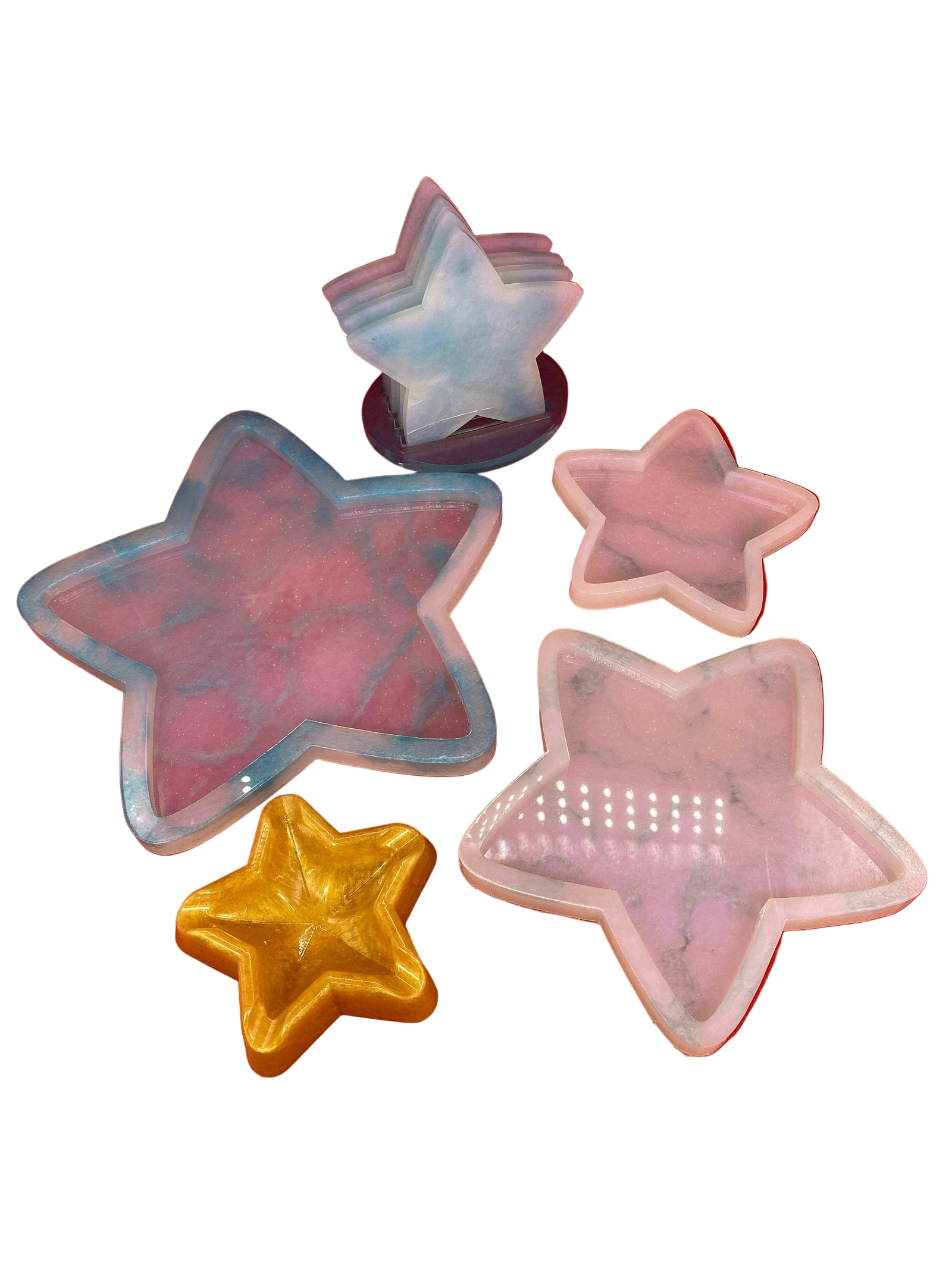Star Coaster Molds for Resin | 4.5" |