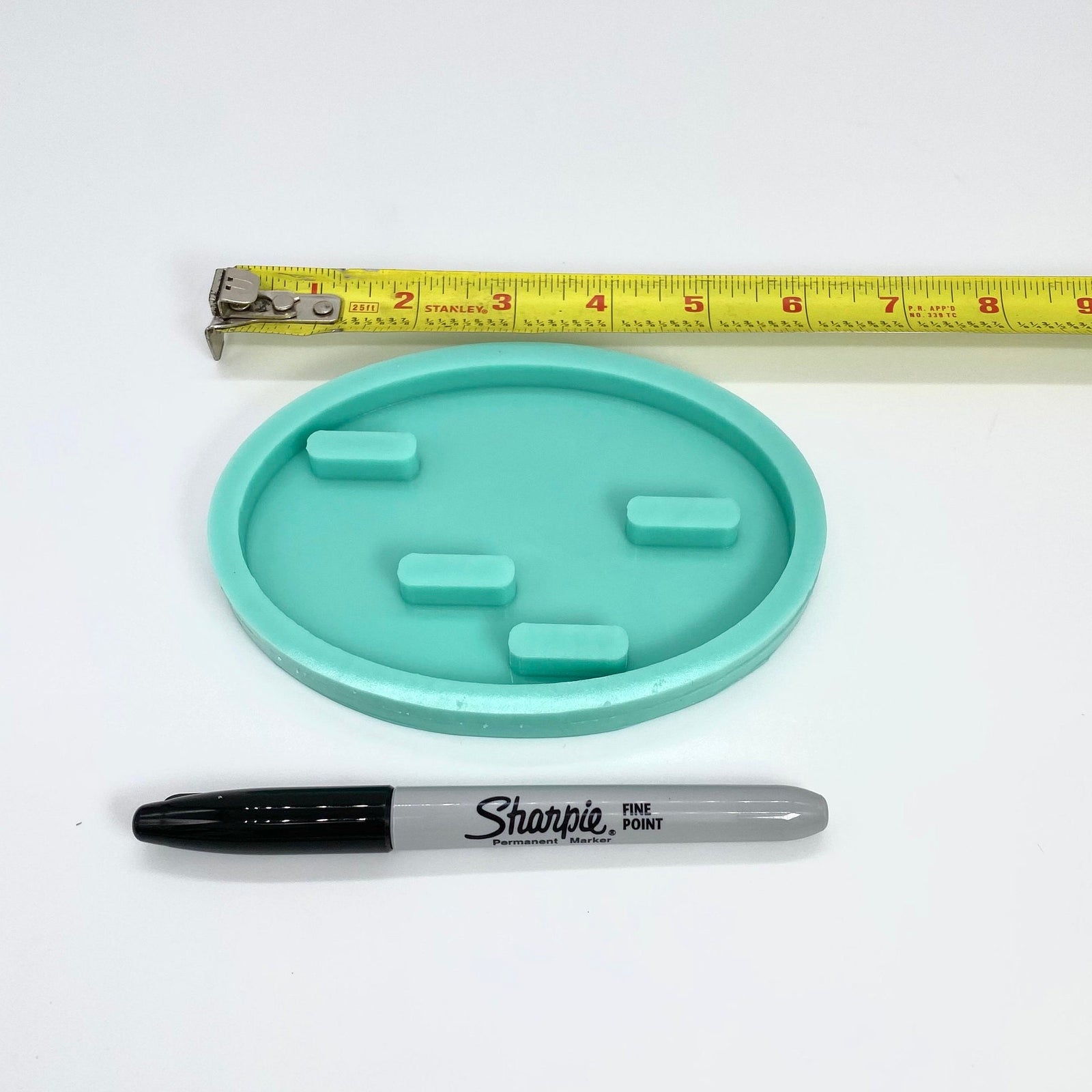 Tree Coaster Mold Set | 5.5" tall | Christmas Mold