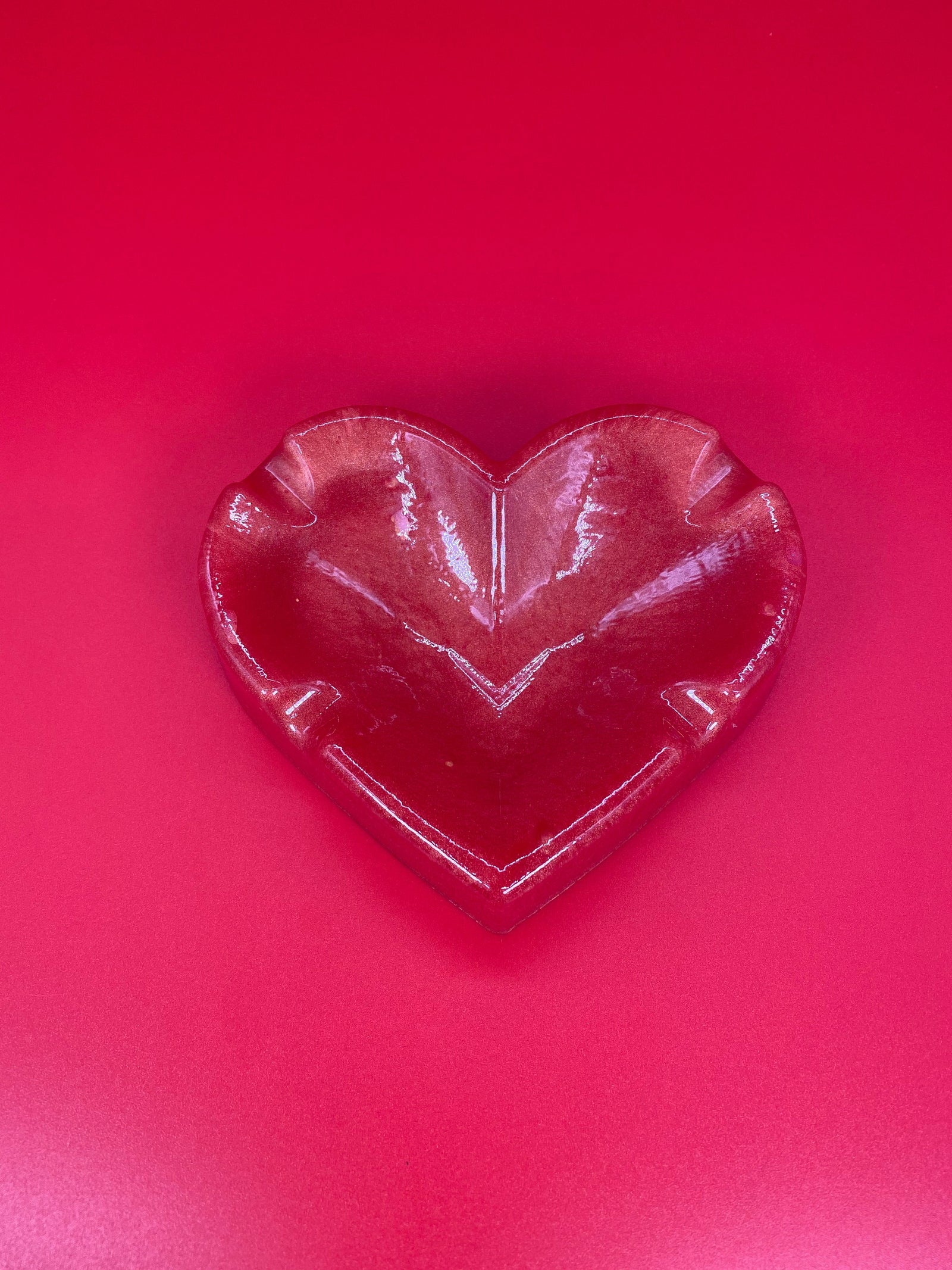 Heart Ashtray Mold, Ashtray Silicone Mold, Heart Molds