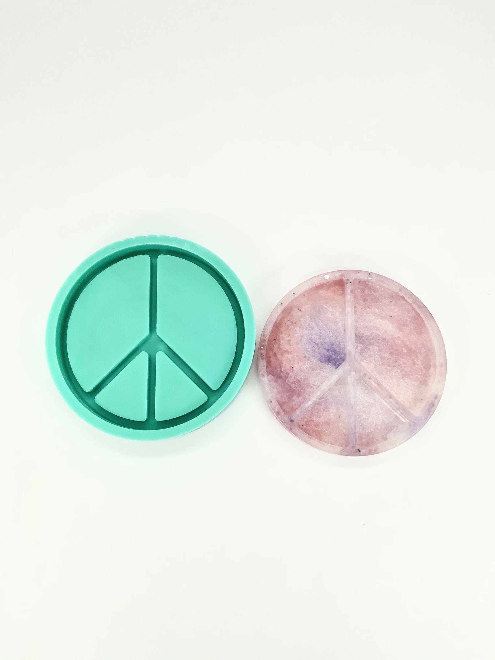 Peace Sign Tray Silicone Mold | 5" |