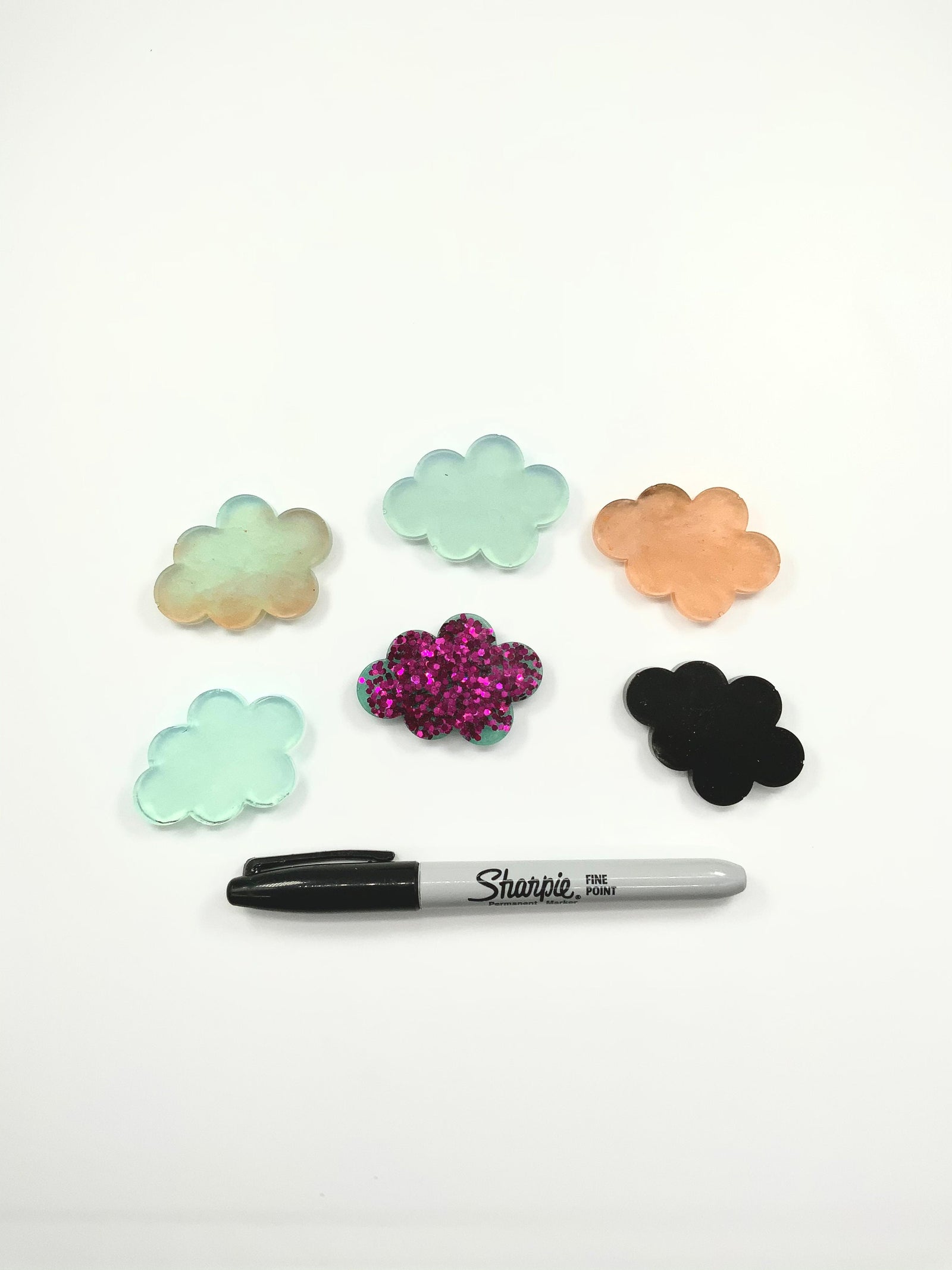 Cloud Mold | 1.75”x2”x.25” | Keychain Molds, Hairclip Mold, Magnet Mold