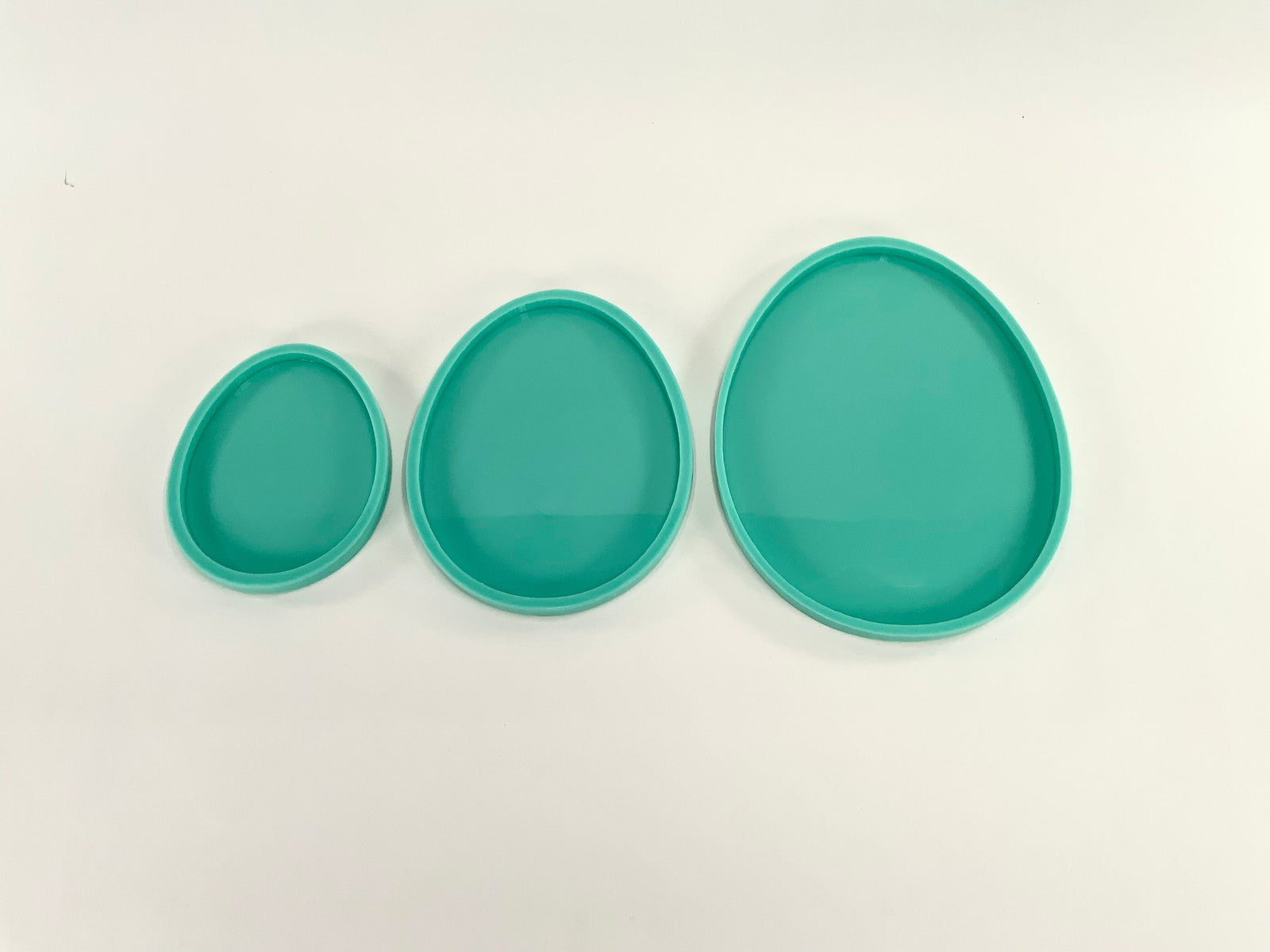 Egg FLAT Silicone Mold for Resin | 5.5”, 7.5”, 9.5” |