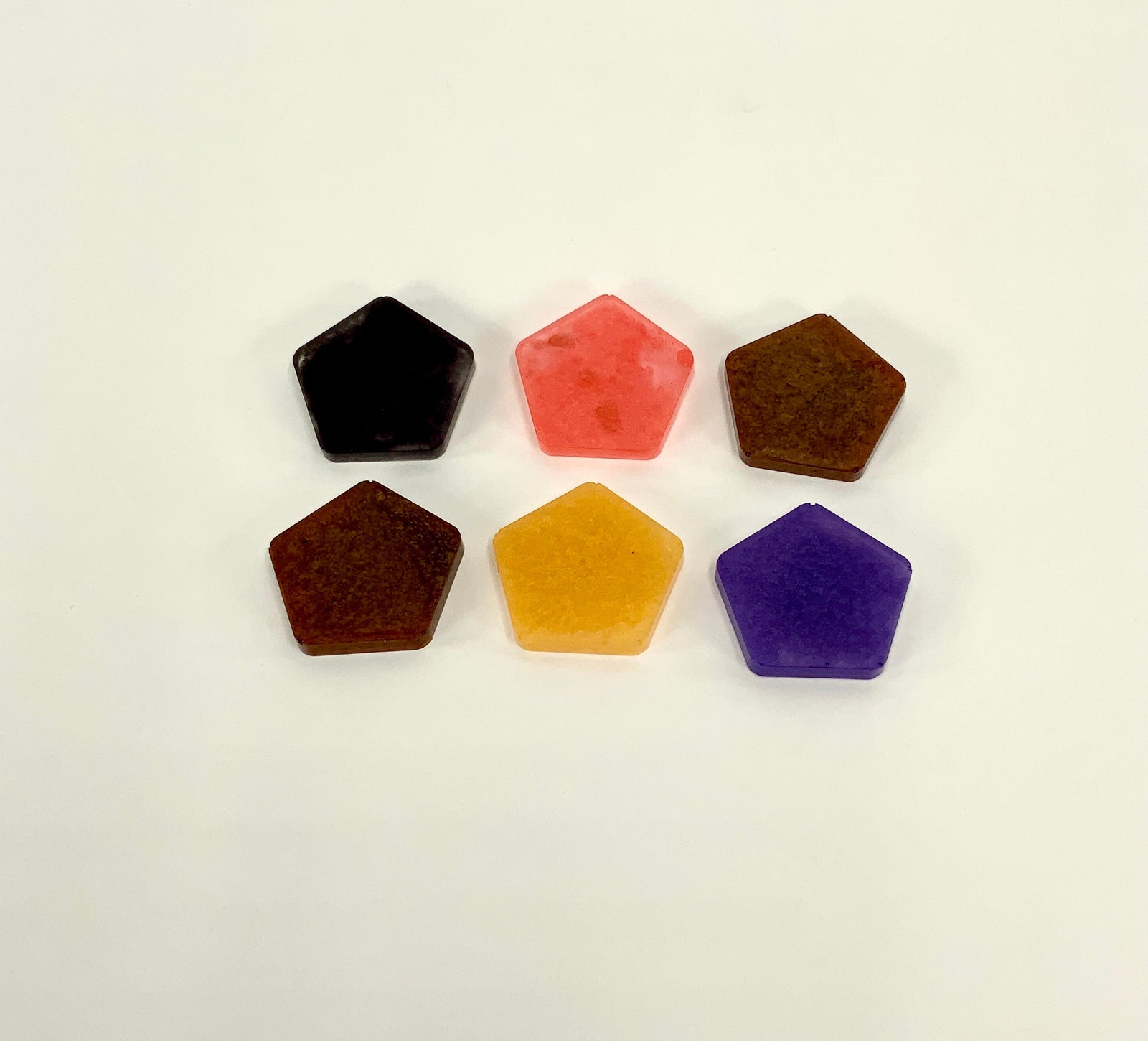 Geometric Mold | 1.75”x1.75”x.25” | Keychain Mold, Magnet Mold, Hair Clip Mold, Pentagon Mold