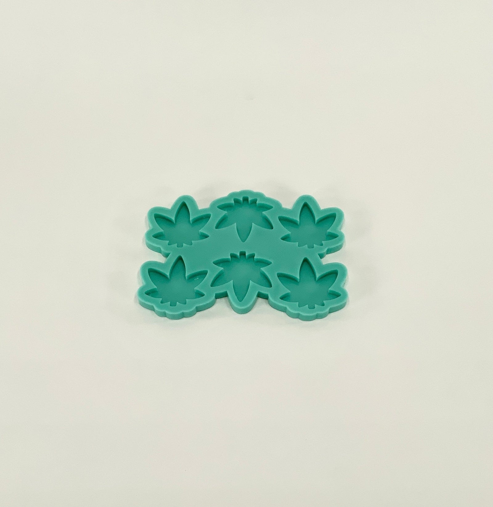 Pot Leaf Mold | 1.875” x 1.875” x .25” | Weed Mold, Keychain Mold, Magnet Mold