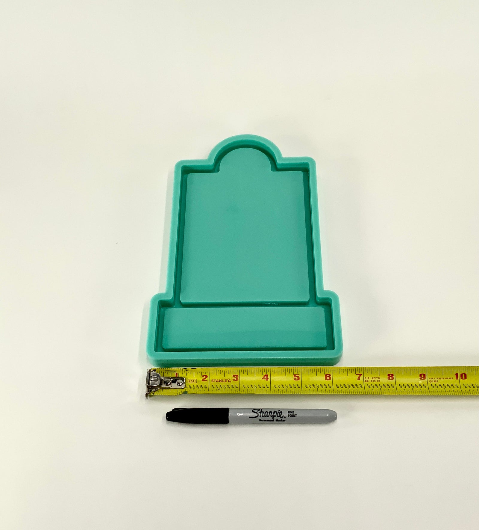 Gravestone Tray Mold | 6”x8” | 2 Styles | Spooky Mold, Halloween Mold
