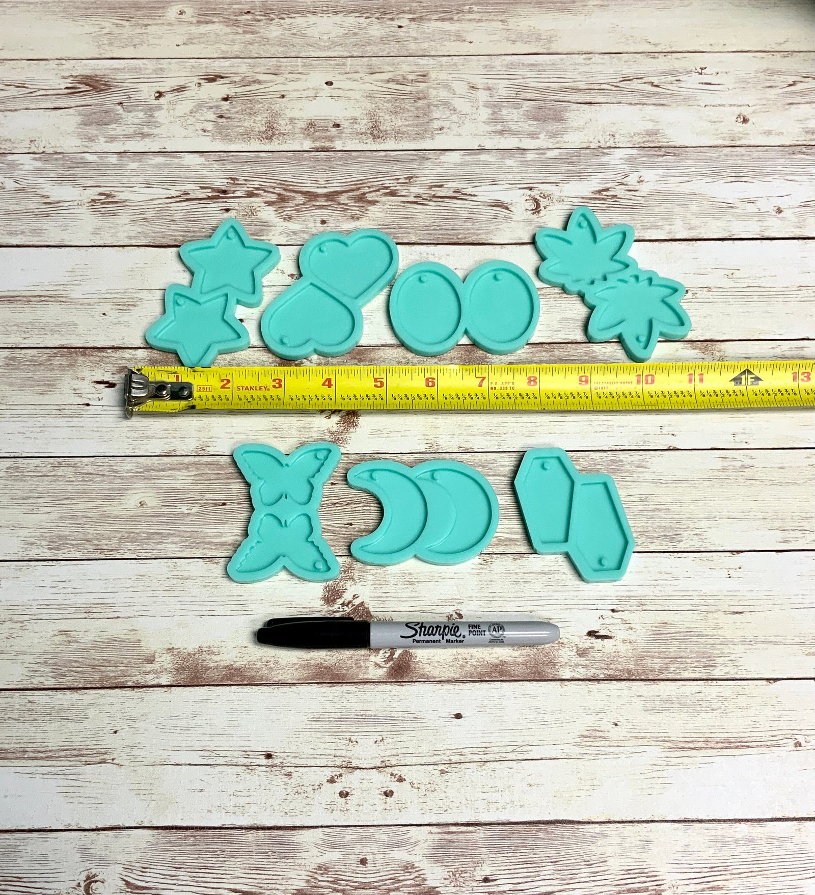 Earring Molds for Resin | 7 Shapes |